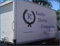 Side of company truck